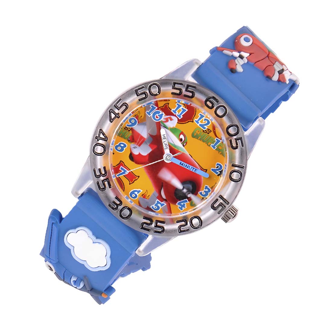 RELOJ INFANTIL DISNEY AVIONES CUARZO ANALÓGICO ICE AZUL W001297 - 3