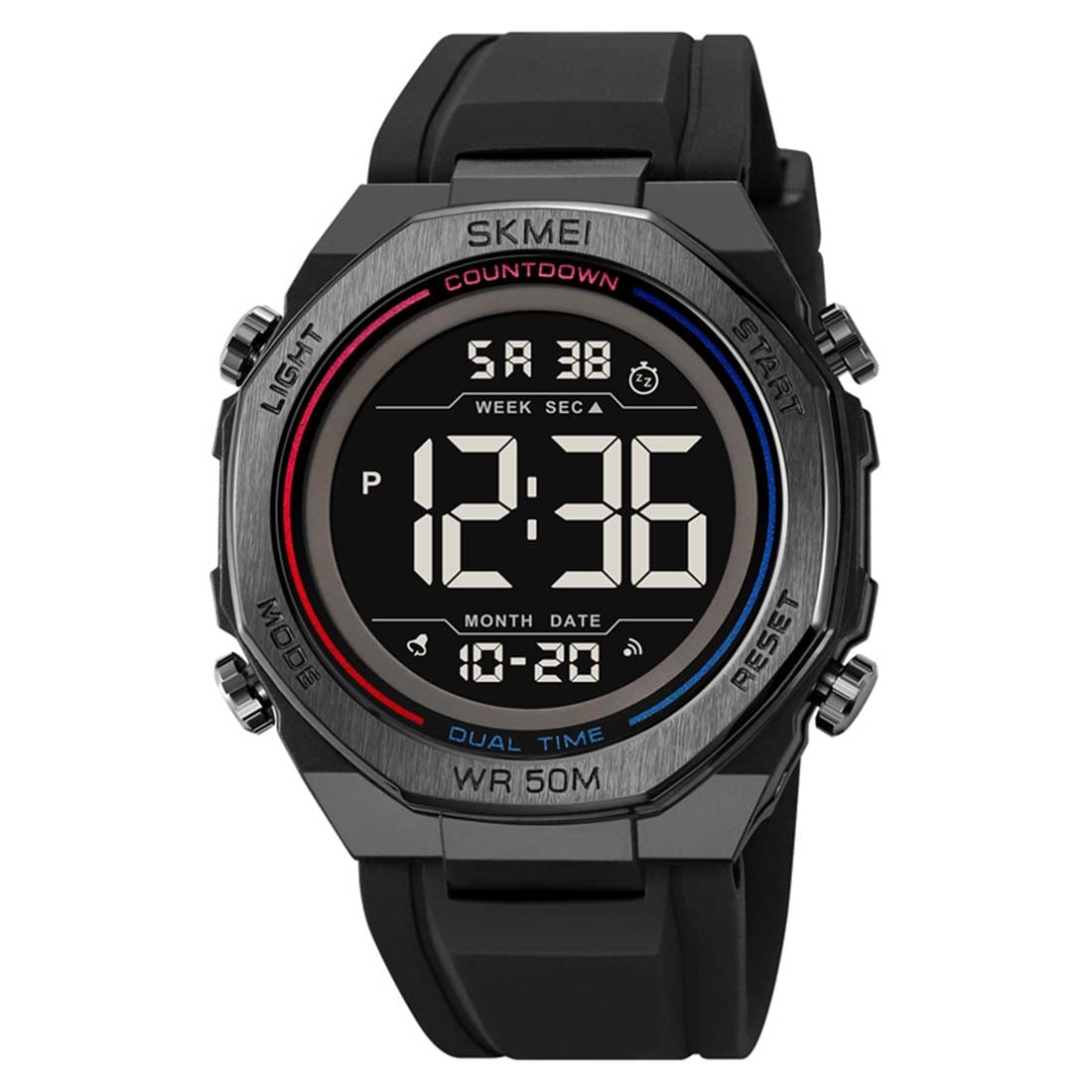 RELOJ HOMBRE SKMEI IRON DIGITAL DUAL DEPORTIVO MULTIFUNCIÓN 2513 - 1