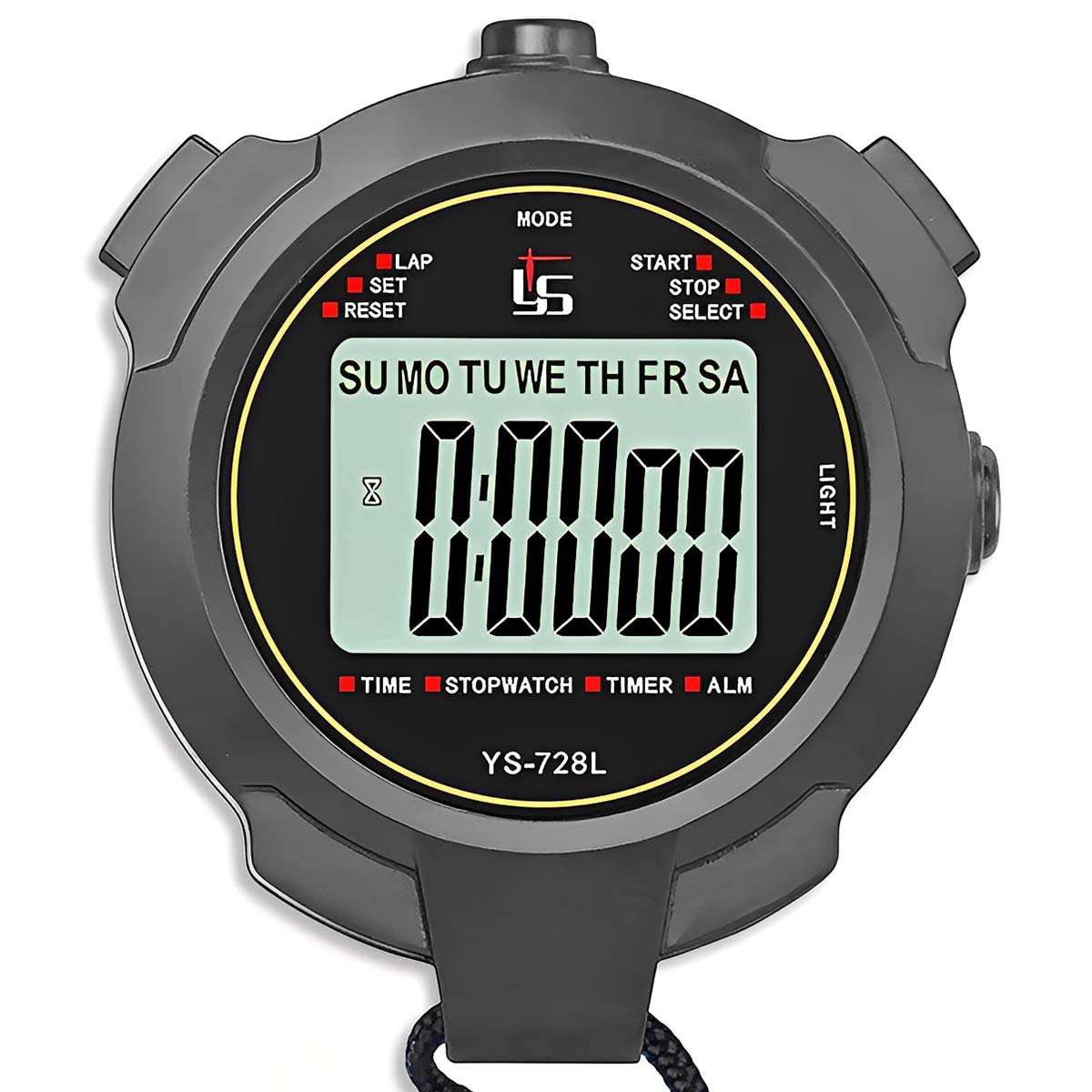 CRONOMETRO YS-728 DIGITAL 24 HRS TIMER RETROILUMINADO XL CON APAGADO - 1