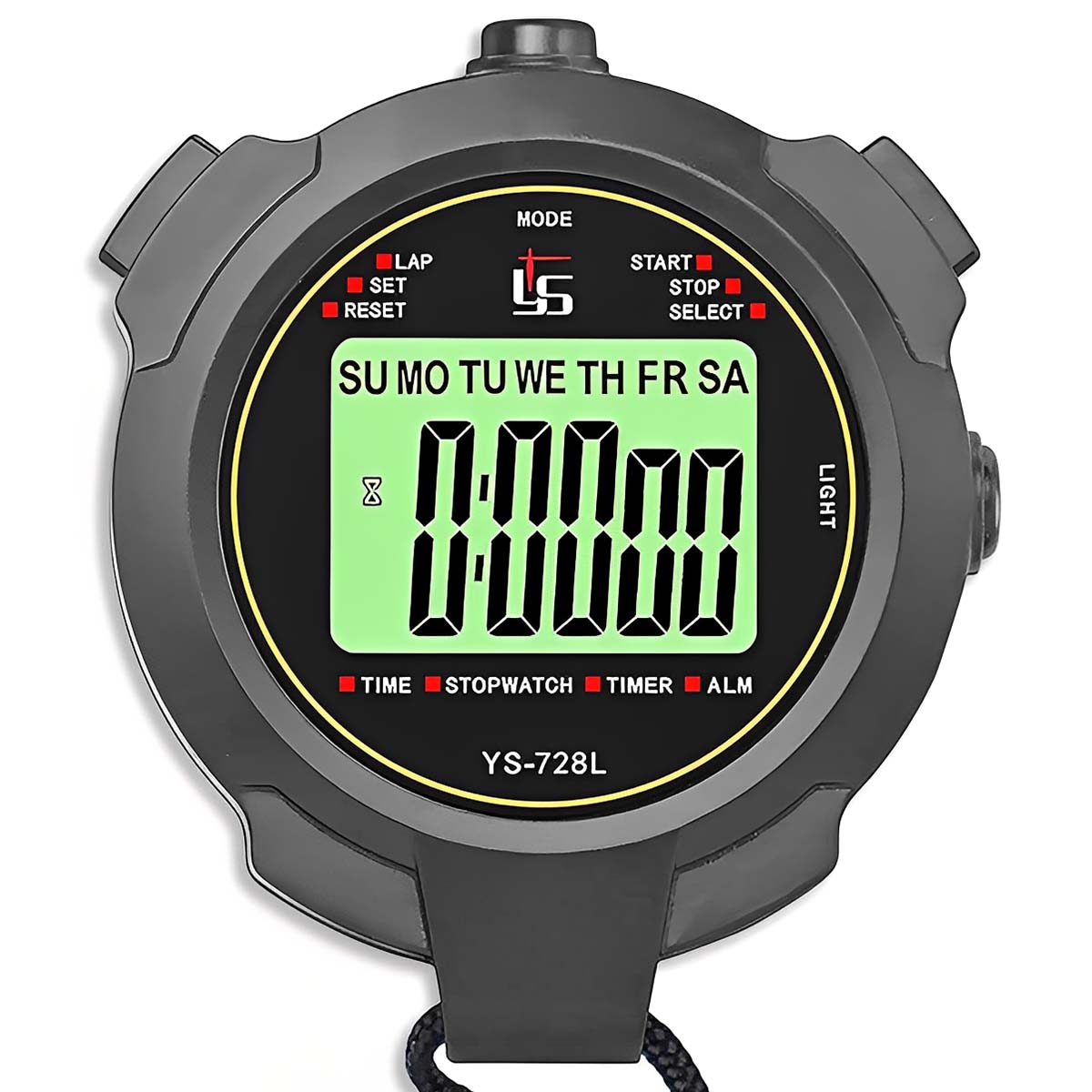 CRONOMETRO YS-728 DIGITAL 24 HRS TIMER RETROILUMINADO XL CON APAGADO - 2
