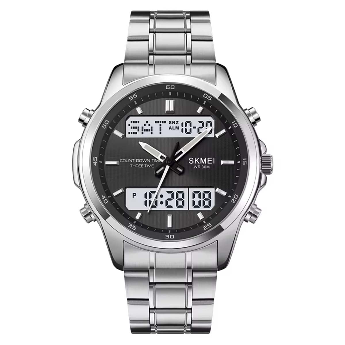 RELOJ SKMEI BOSS HOMBRE ANALOGICO DIGITAL CASUAL RETROILUMINADO 2049 - 1