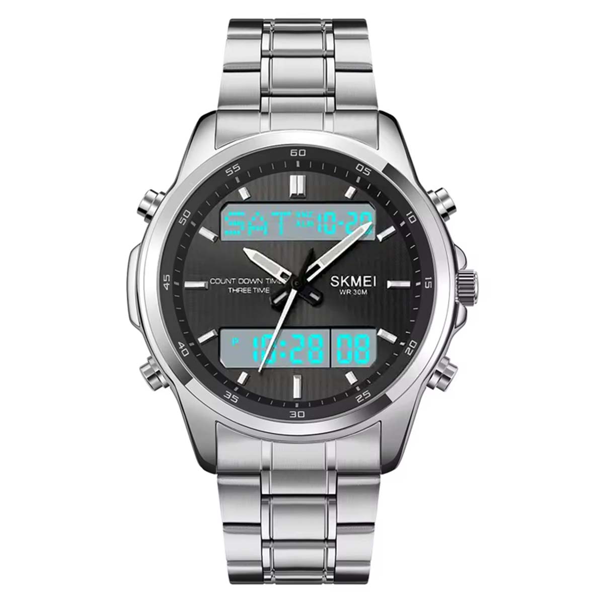 RELOJ SKMEI BOSS HOMBRE ANALOGICO DIGITAL CASUAL RETROILUMINADO 2049 - 2