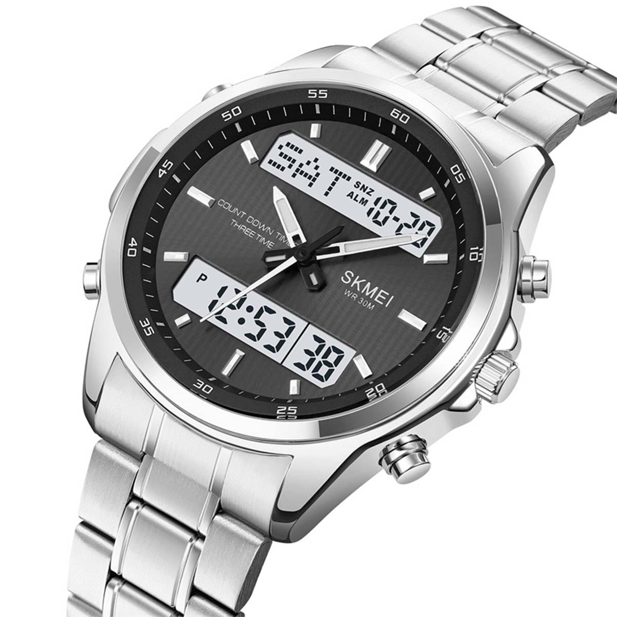 RELOJ SKMEI BOSS HOMBRE ANALOGICO DIGITAL CASUAL RETROILUMINADO 2049 - 3