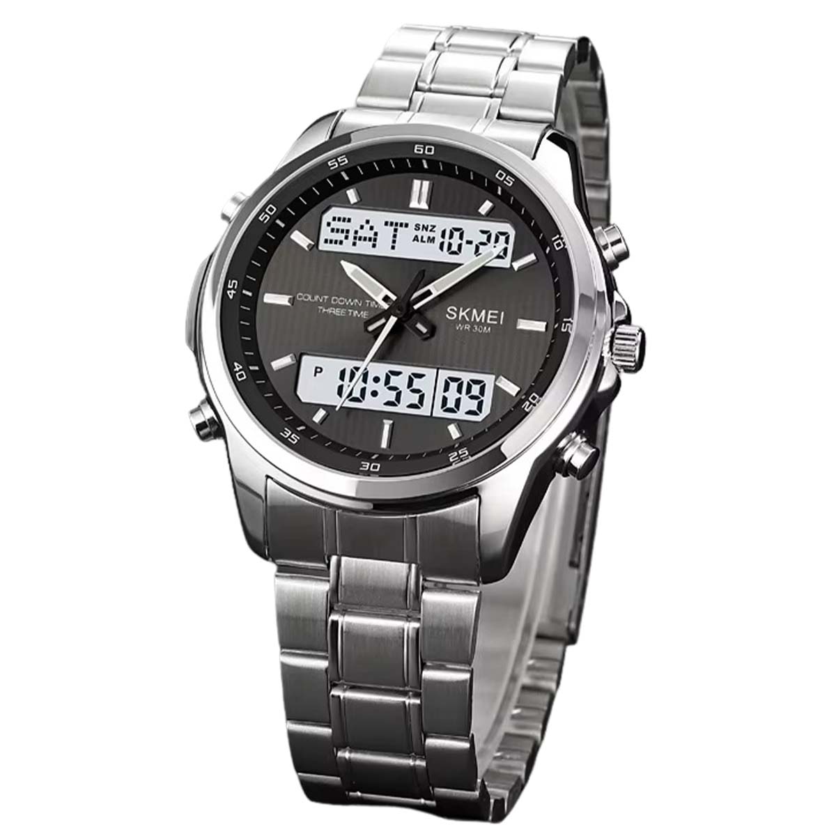 RELOJ SKMEI BOSS HOMBRE ANALOGICO DIGITAL CASUAL RETROILUMINADO 2049 - 5