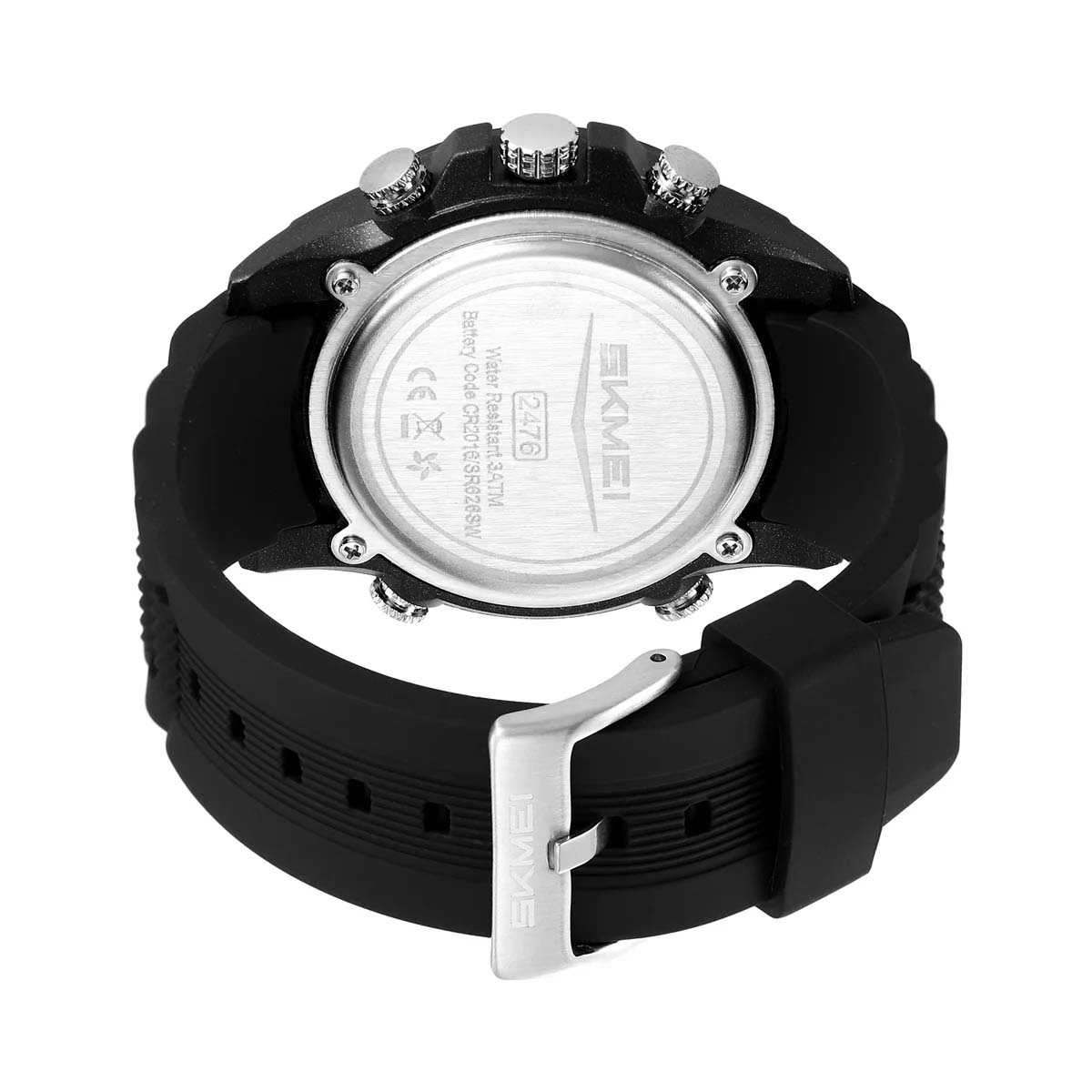 RELOJ SKMEI VECTOR HOMBRE ANALOGICO DIGITAL ALARMA CRONOMETRO 2476 - 4