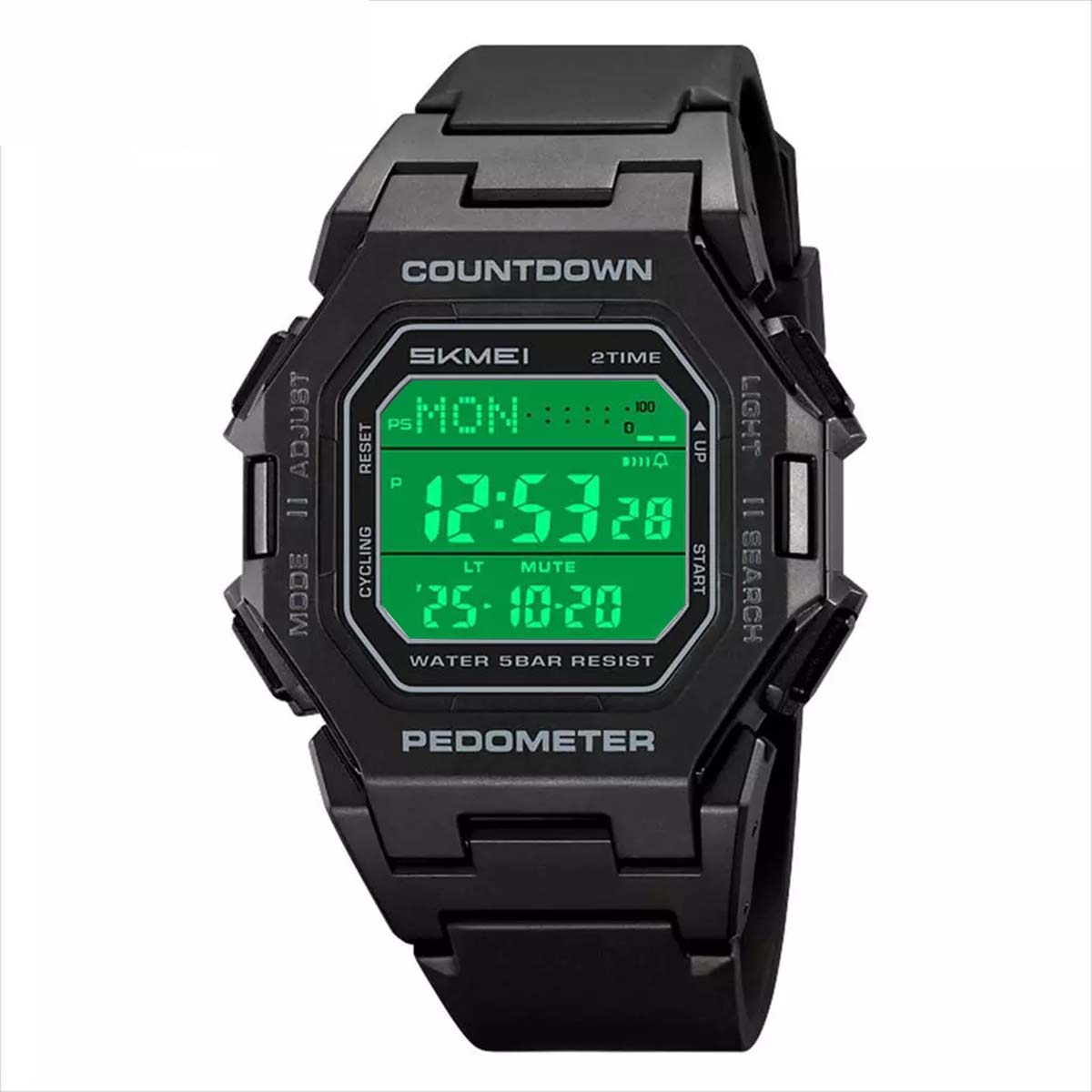 RELOJ SKMEI MOTION UNISEX DIGITAL DEPORTIVO PODOMETRO 5 ALARMAS 2596 - 2