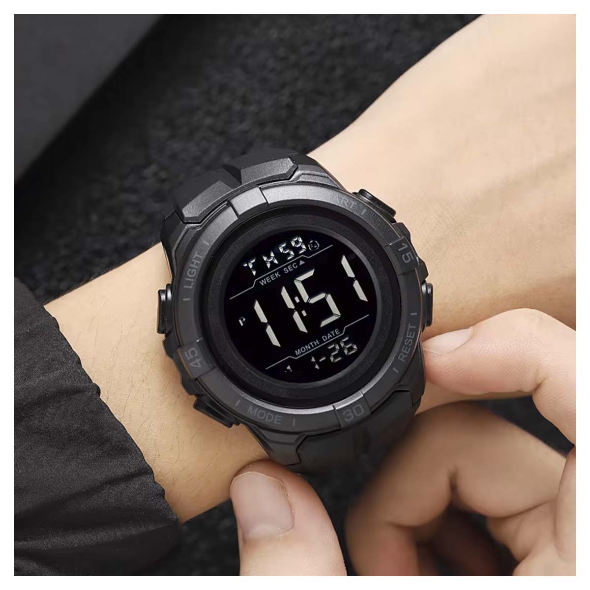 RELOJ SKMEI SENTINEL HOMBRE DIGITAL DEPORTIVO ALARMA ZONA DUAL 2565 - 6