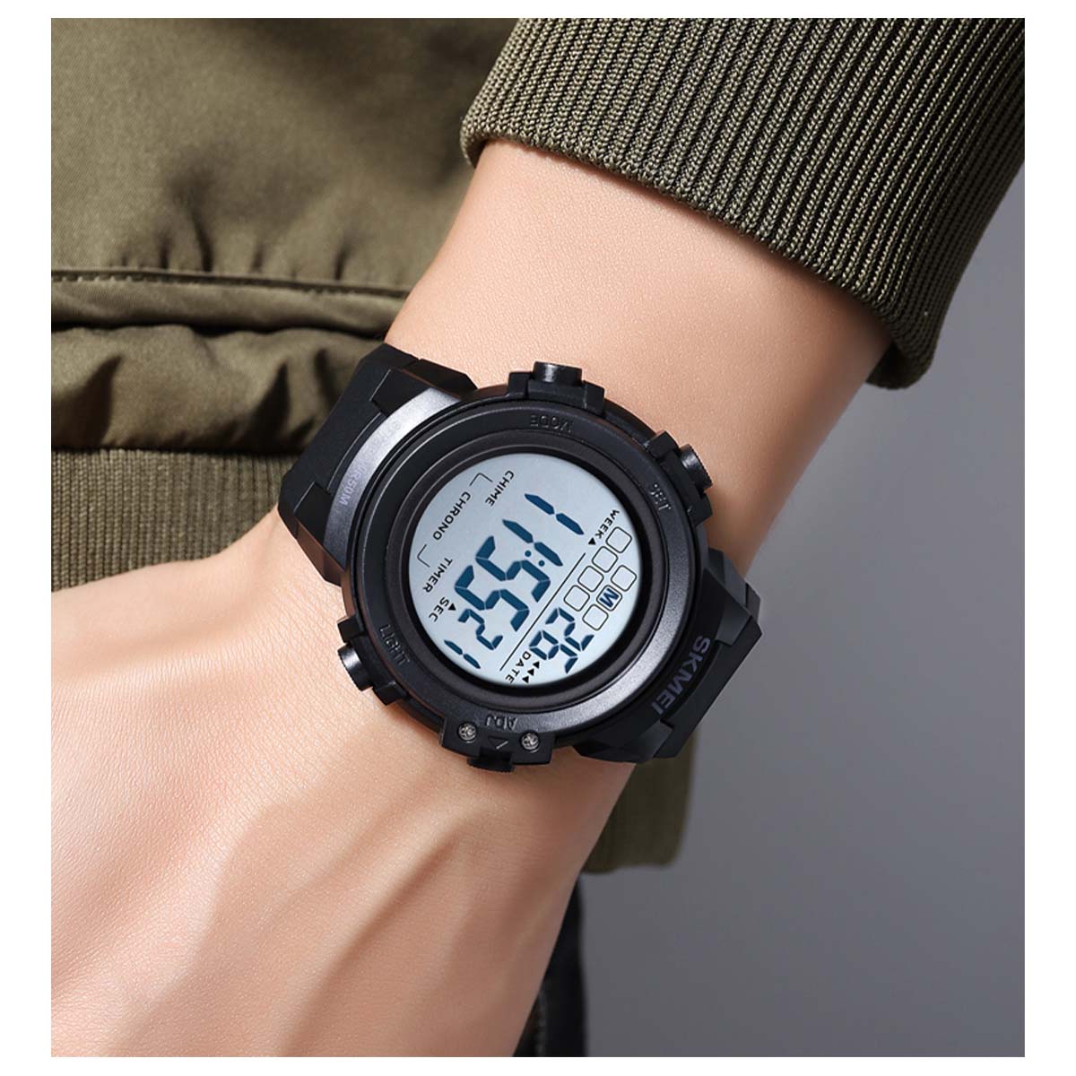 RELOJ SKMEI CHRONO HOMBRE DIGITAL DEPORTIVO DUAL MULTIFUNCION 2260 - 7
