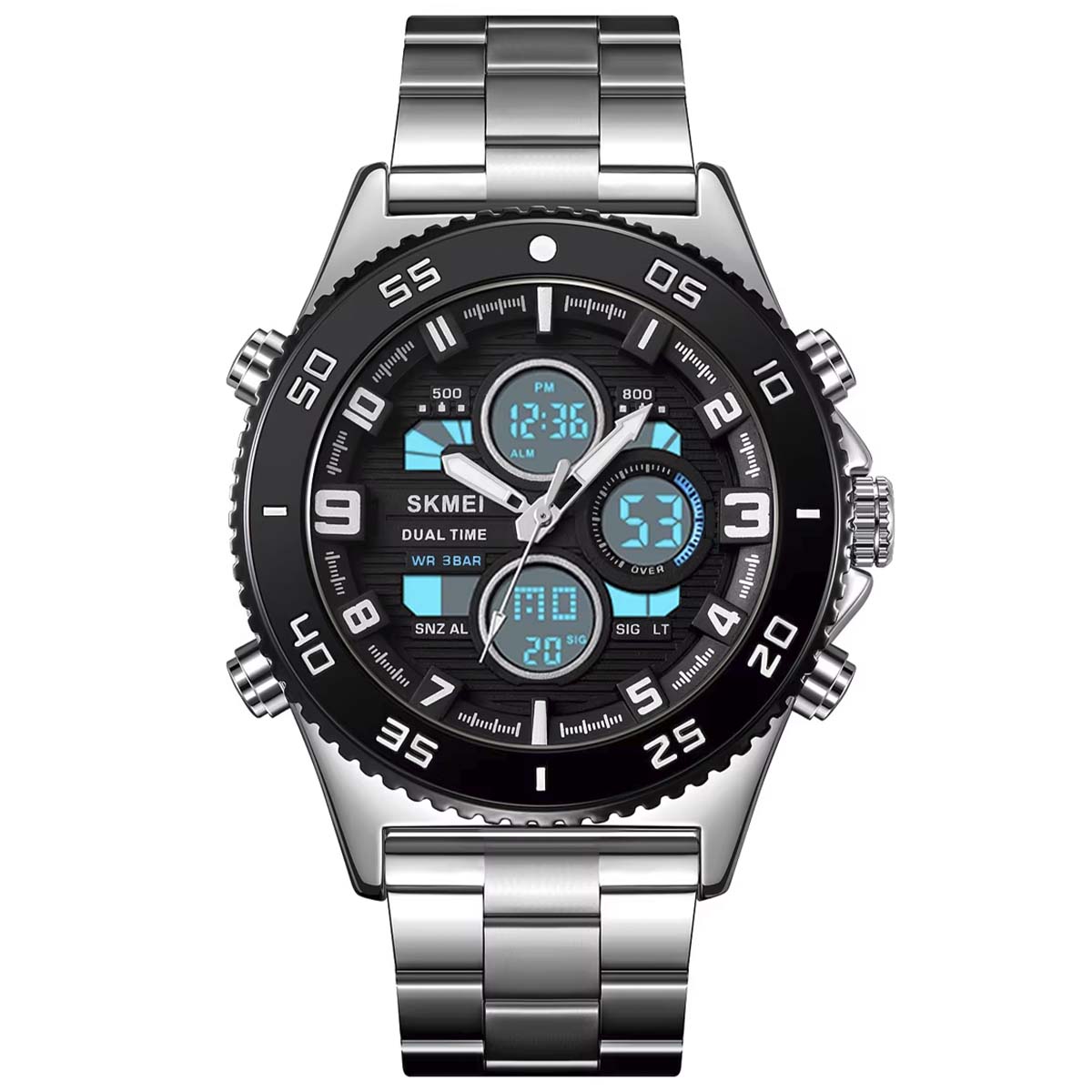 RELOJ SKMEI OCEAN HOMBRE ANALOGICO DIGITAL CASUAL RETROILUMINADO 2205 - 2