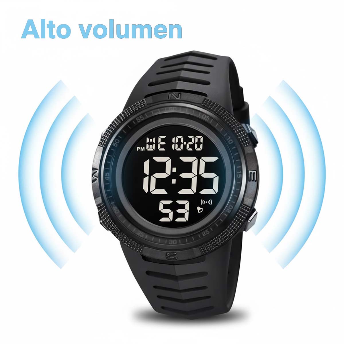 RELOJ SKMEI NORTH HOMBRE DIGITAL DEPORTIVO DUAL 4 ALARMAS LUZ LED 2148 - 6