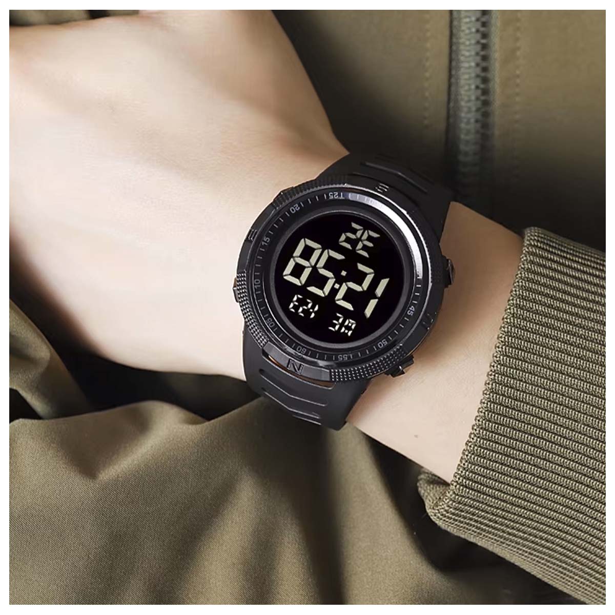 RELOJ SKMEI NORTH HOMBRE DIGITAL DEPORTIVO DUAL 4 ALARMAS LUZ LED 2148 - 8