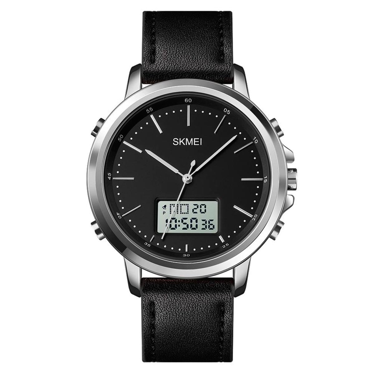 RELOJ SKMEI TEMPO HOMBRE ANALOGICO DIGITAL DUAL MULTIFUNCION 1652 - 1