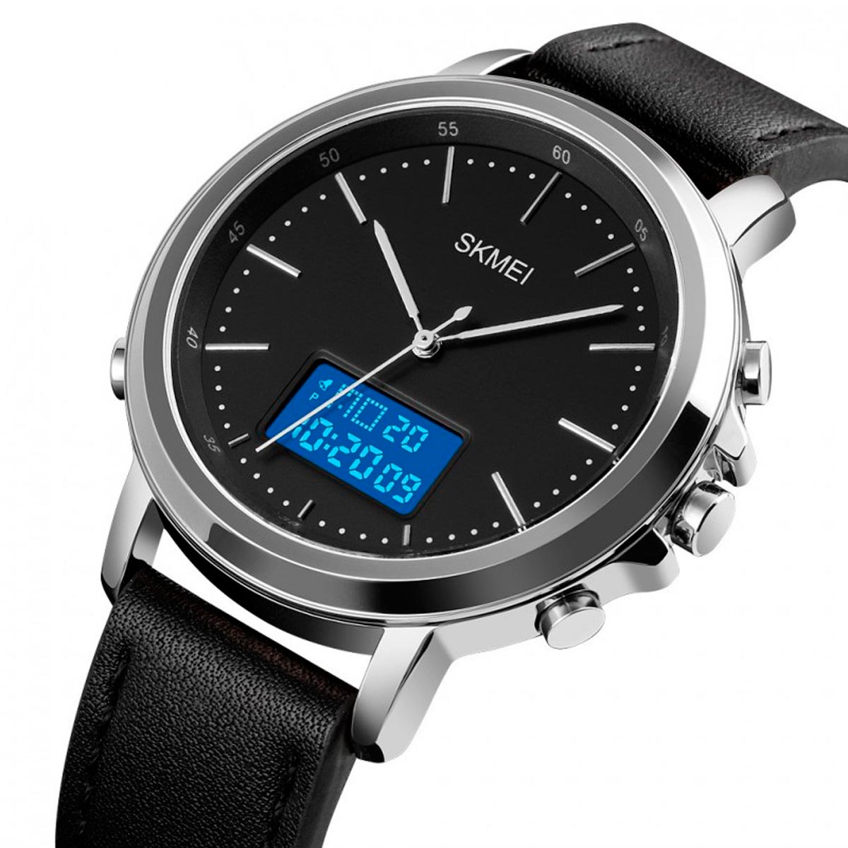 RELOJ SKMEI TEMPO HOMBRE ANALOGICO DIGITAL DUAL MULTIFUNCION 1652 - 4