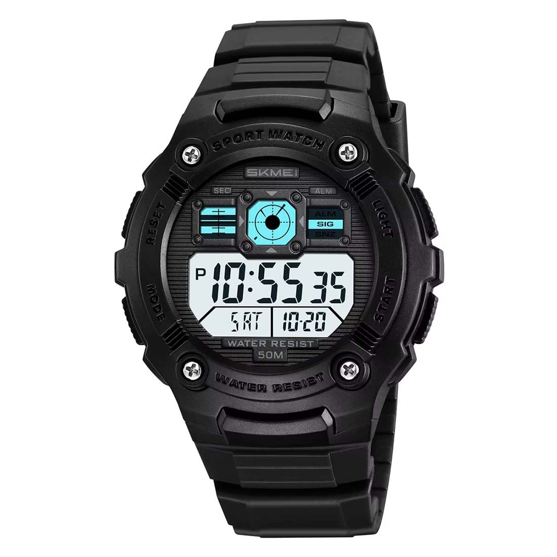 RELOJ SKMEI BLACK HAWK HOMBRE DIGITAL DEPORTIVO MULTIFUNCIÓN 2636 - 1