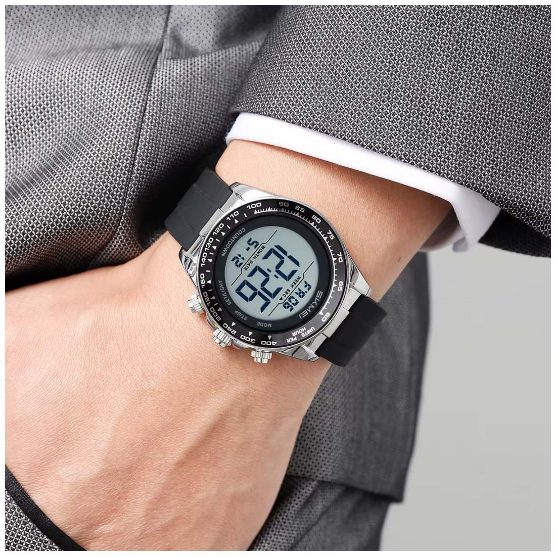 RELOJ SKMEI ZERO HOMBRE DIGITAL CASUAL ZONA DUAL MULTIFUNCIÓN 2592 - 8