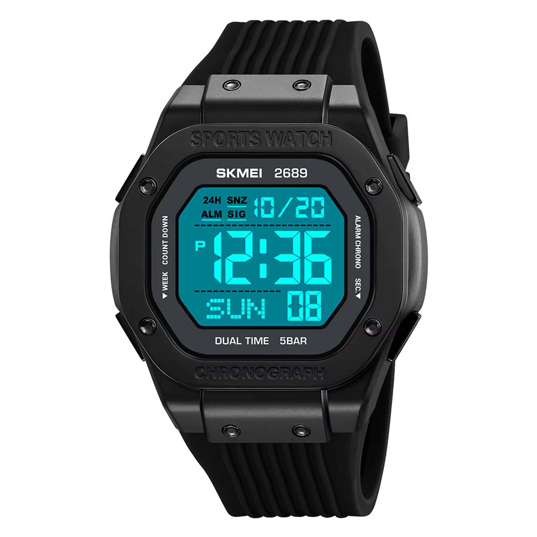 RELOJ SKMEI ENDURO HOMBRE DIGITAL DEPORTIVO 2 ZONAS MULTIFUNCIÓN 2689 - 2
