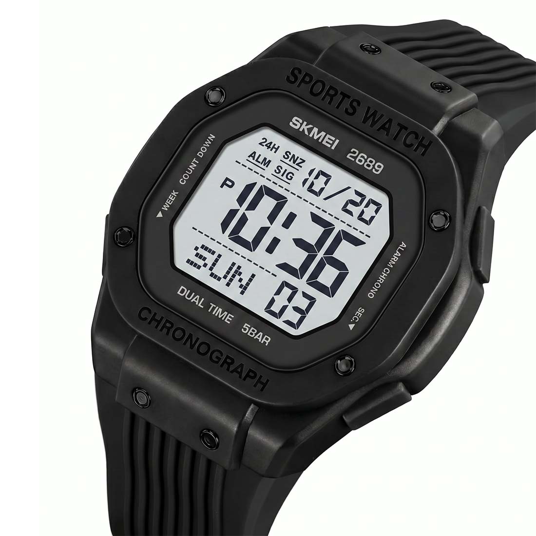 RELOJ SKMEI ENDURO HOMBRE DIGITAL DEPORTIVO 2 ZONAS MULTIFUNCIÓN 2689 - 3