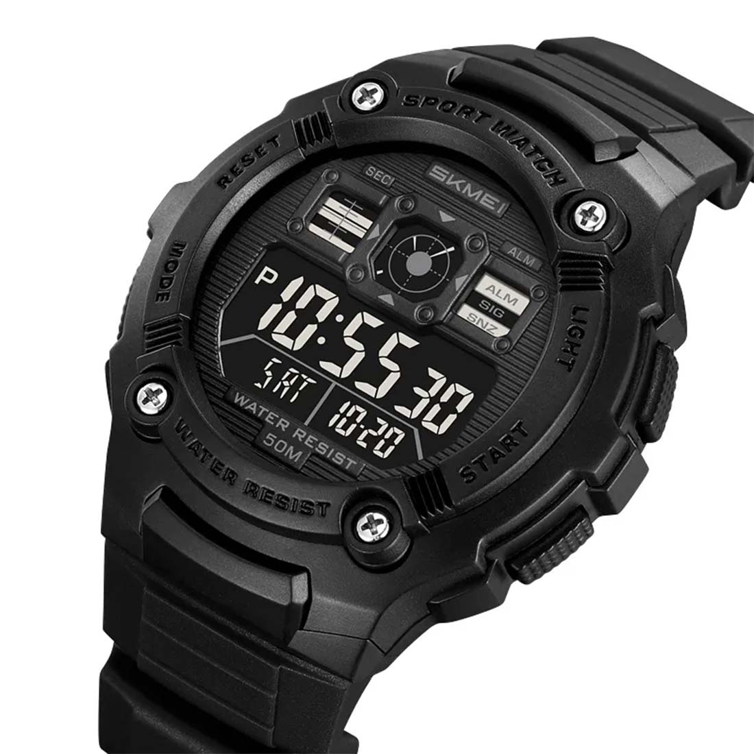 RELOJ SKMEI BLACK HAWK HOMBRE DIGITAL DEPORTIVO MULTIFUNCIÓN 2636 - 3