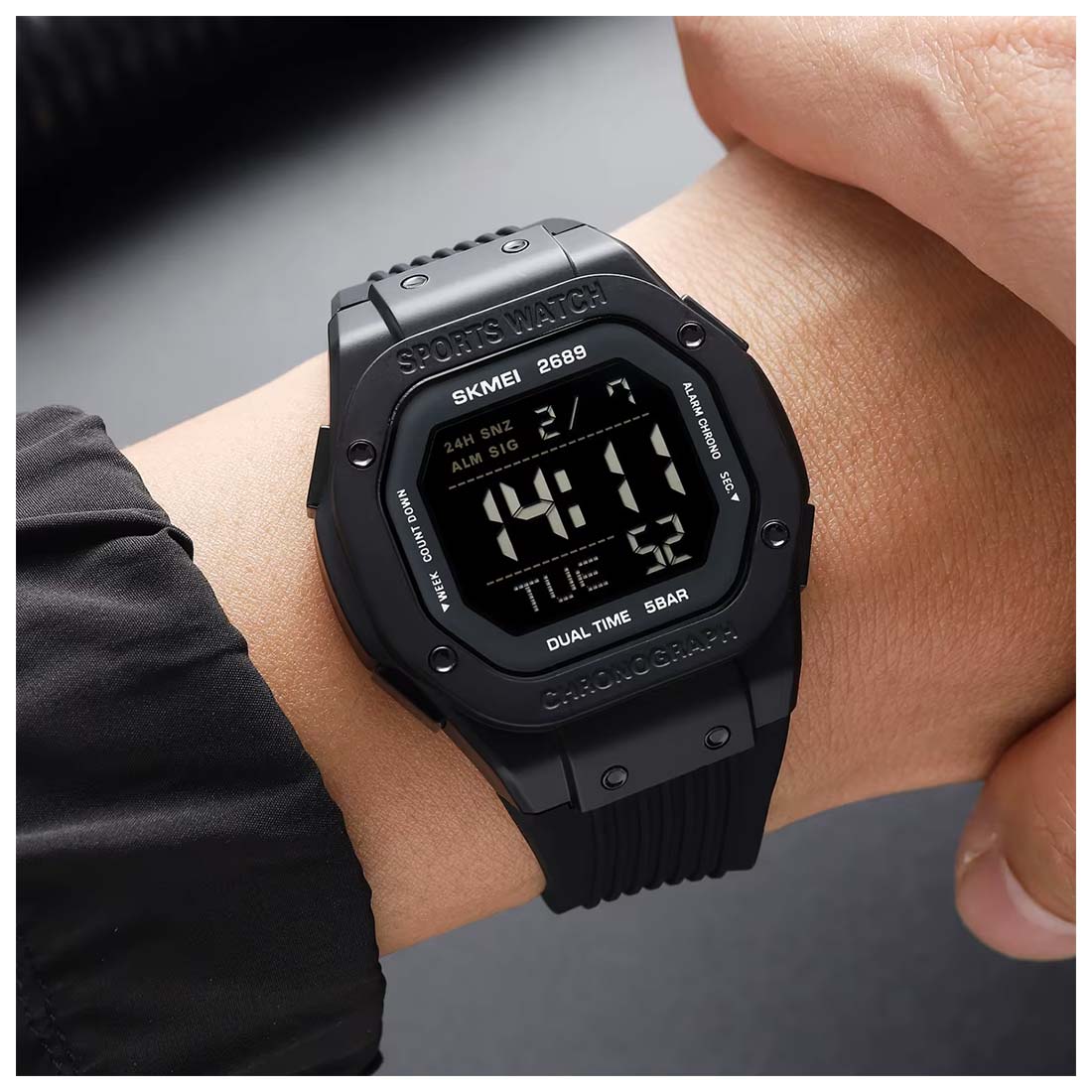 RELOJ SKMEI ENDURO HOMBRE DIGITAL DEPORTIVO 2 ZONAS MULTIFUNCIÓN 2689 - 8