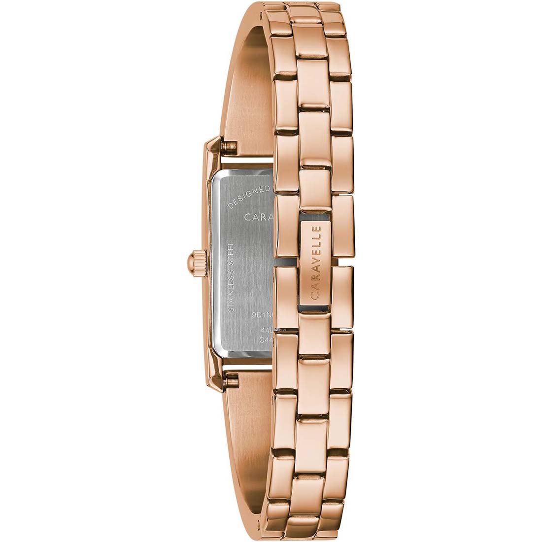 RELOJ MUJER CARAVELLE BULOVA ANALÓGICO CUARZO CLÁSICO ORO ROSA 44L264 - 2