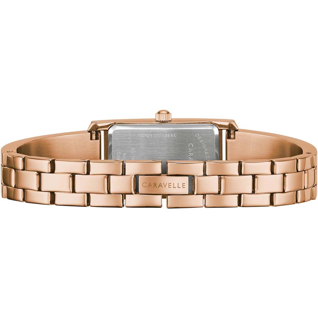 RELOJ MUJER CARAVELLE BULOVA ANALÓGICO CUARZO CLÁSICO ORO ROSA 44L264 - 4