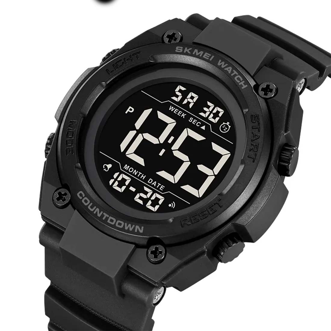 RELOJ SKMEI TROOPER HOMBRE DIGITAL DEPORTIVO DUAL ALARMA NEGRO 2713 - 3