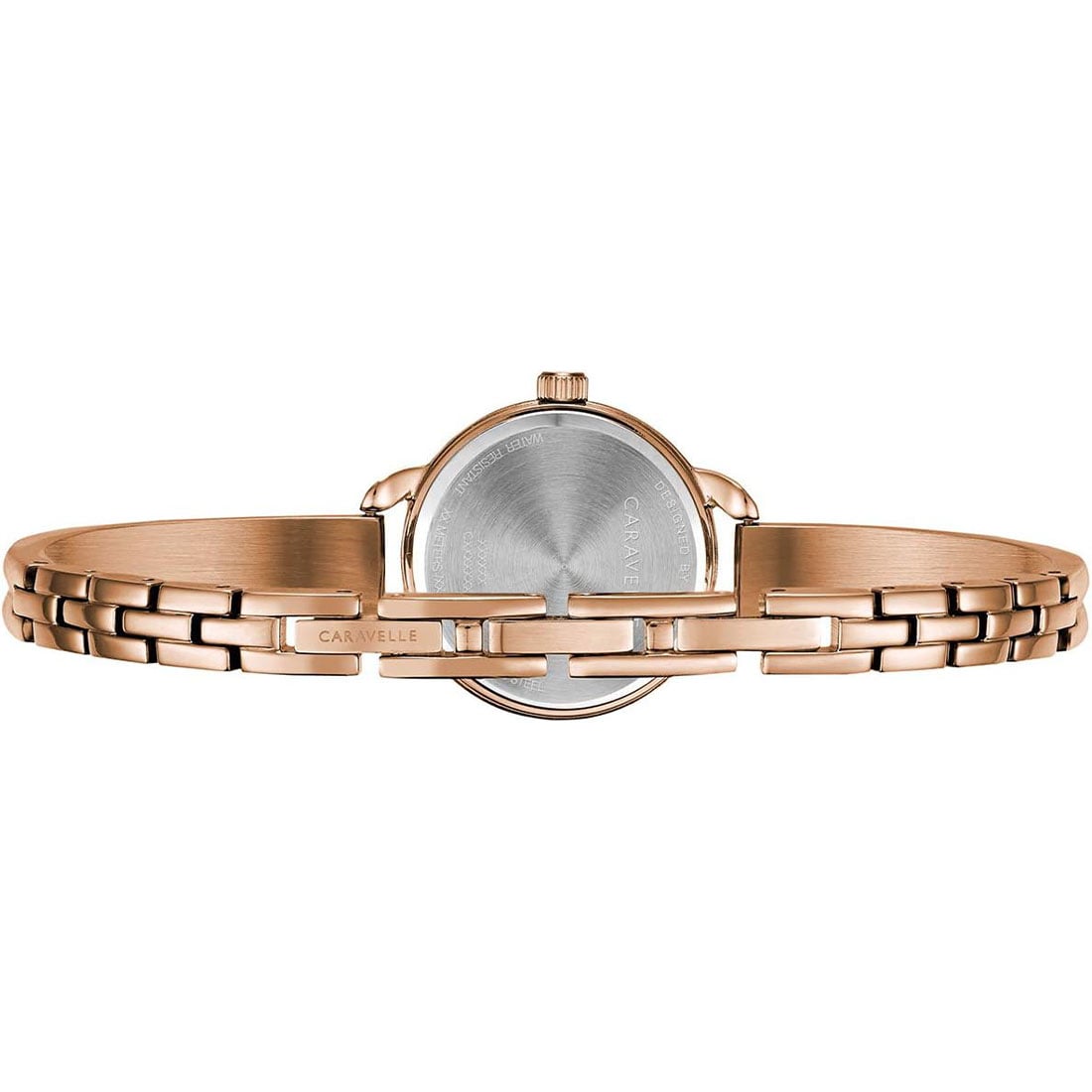 RELOJ MUJER CARAVELLE BULOVA ANALÓGICO MADRE PERLA PIEDRAS ROSA 44L247 - 4