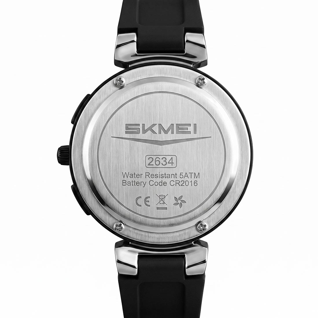 RELOJ SKMEI ZENITH HOMBRE ANALÓGICO DIGITAL CASUAL ALARMA PLATA 2634 - 4