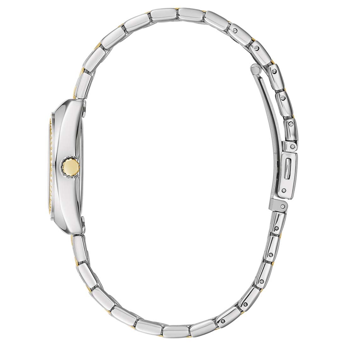 RELOJ MUJER CARAVELLE BULOVA ANALÓGICO CRISTALES ACERO BICOLOR 45L186 - 3