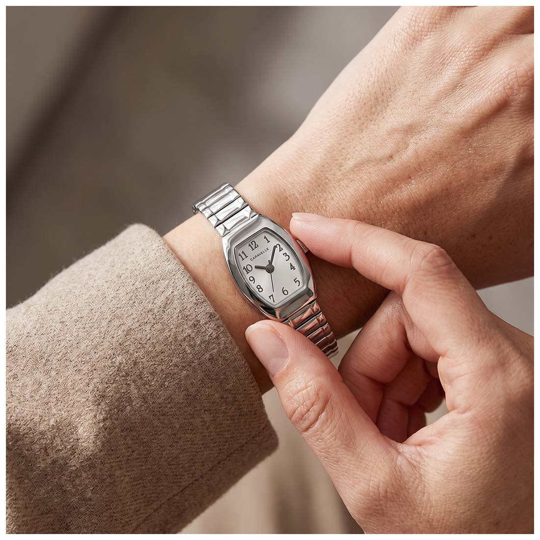 RELOJ MUJER CARAVELLE BULOVA ANALÓGICO CUARZO EXPANDIBLE ACERO 43L218 - 5