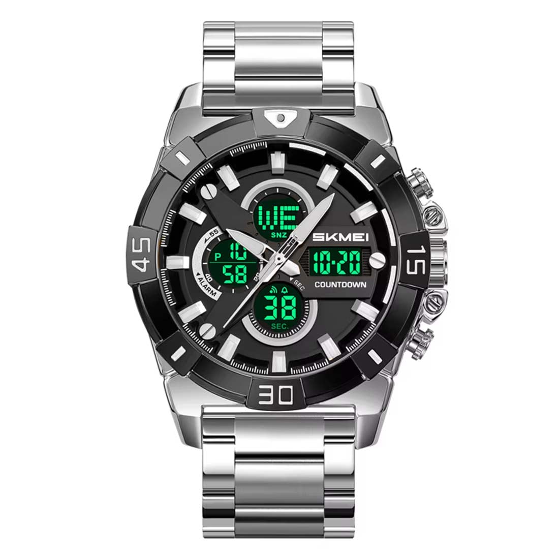RELOJ SKMEI TITÁN HOMBRE ANALÓGICO DIGITAL DEPORTIVO ACERO 2593 - 2