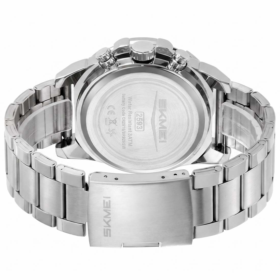 RELOJ SKMEI TITÁN HOMBRE ANALÓGICO DIGITAL DEPORTIVO ACERO 2593 - 4