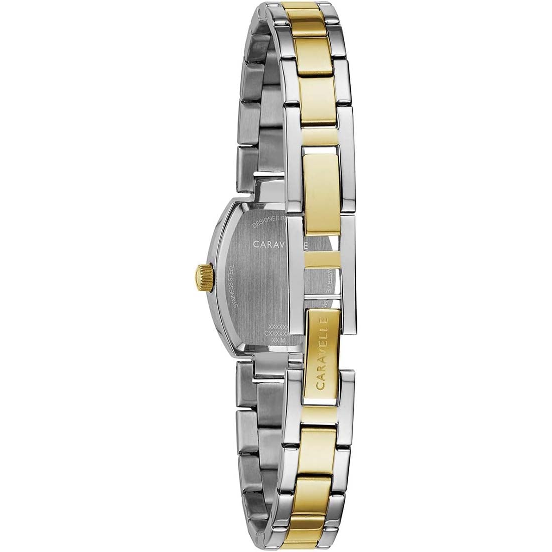 RELOJ MUJER CARAVELLE BULOVA ANALÓGICO NÁCAR PIEDRAS BICOLOR 45L168 - 2