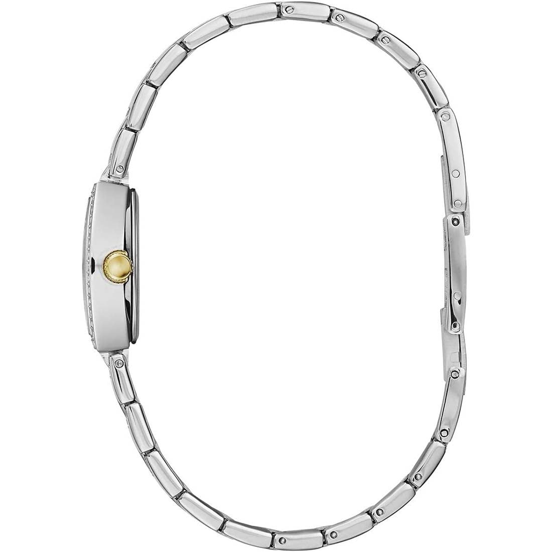 RELOJ MUJER CARAVELLE BULOVA ANALÓGICO NÁCAR PIEDRAS BICOLOR 45L168 - 3