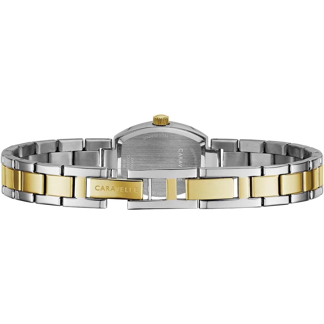 RELOJ MUJER CARAVELLE BULOVA ANALÓGICO NÁCAR PIEDRAS BICOLOR 45L168 - 4