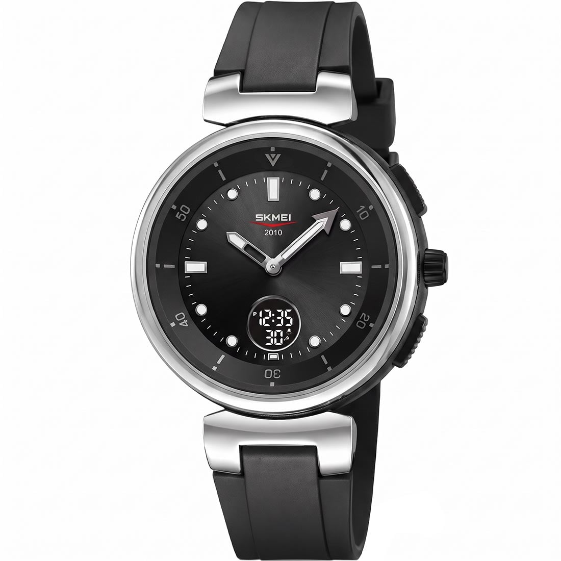 RELOJ SKMEI ZENITH HOMBRE ANALÓGICO DIGITAL CASUAL ALARMA NEGRO 2634 - 1