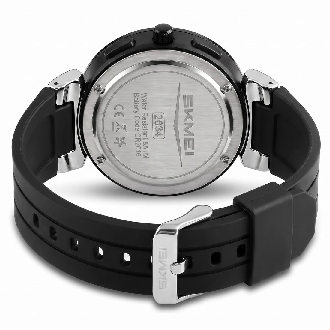 RELOJ SKMEI ZENITH HOMBRE ANALÓGICO DIGITAL CASUAL ALARMA NEGRO 2634 - 3