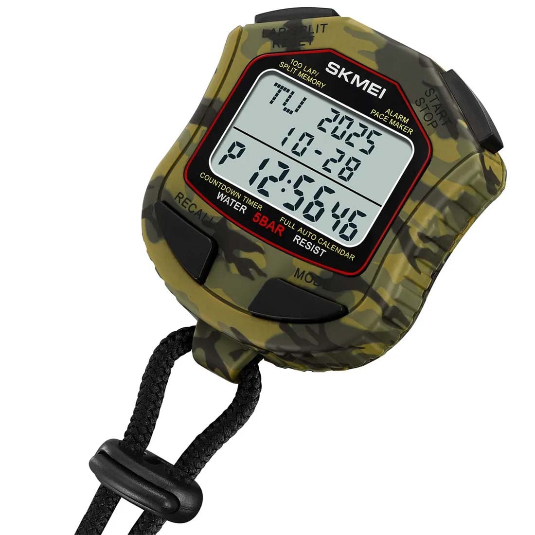 CRONÓMETRO SKMEI DIGITAL TIMER 100 MEMORIAS RANGO 10 HRS VERDE 2345 - 2