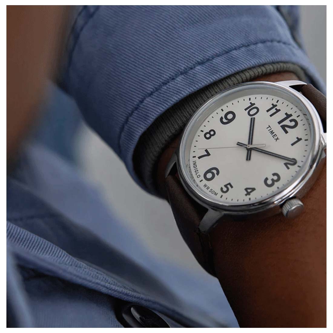 RELOJ HOMBRE TIMEX EASY READER ANALÓGICO CASUAL INDIGLO TW2V213006 - 6