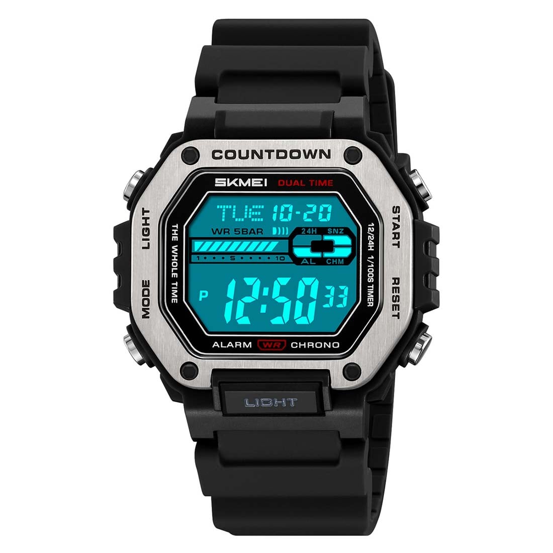 RELOJ SKMEI ACTION HOMBRE DIGITAL DEPORTIVO DUAL MULTIFUNCIÓN 2522 - 2