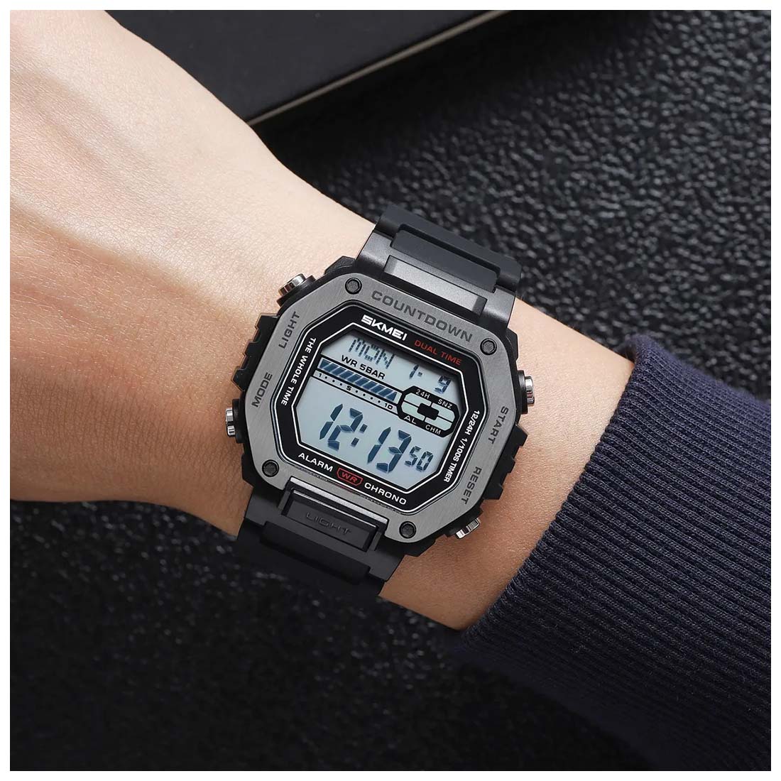 RELOJ SKMEI ACTION HOMBRE DIGITAL DEPORTIVO DUAL MULTIFUNCIÓN 2522 - 6