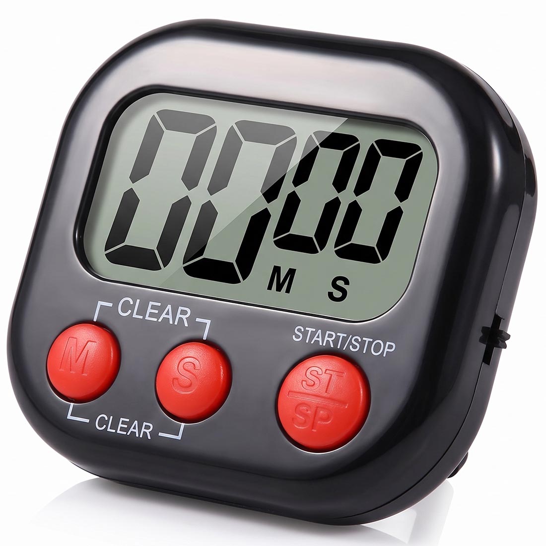 TEMPORIZADOR DIGITAL TIME-PRO CONTEO ARRIBA ABAJO 99 MIN - ROJO - 1