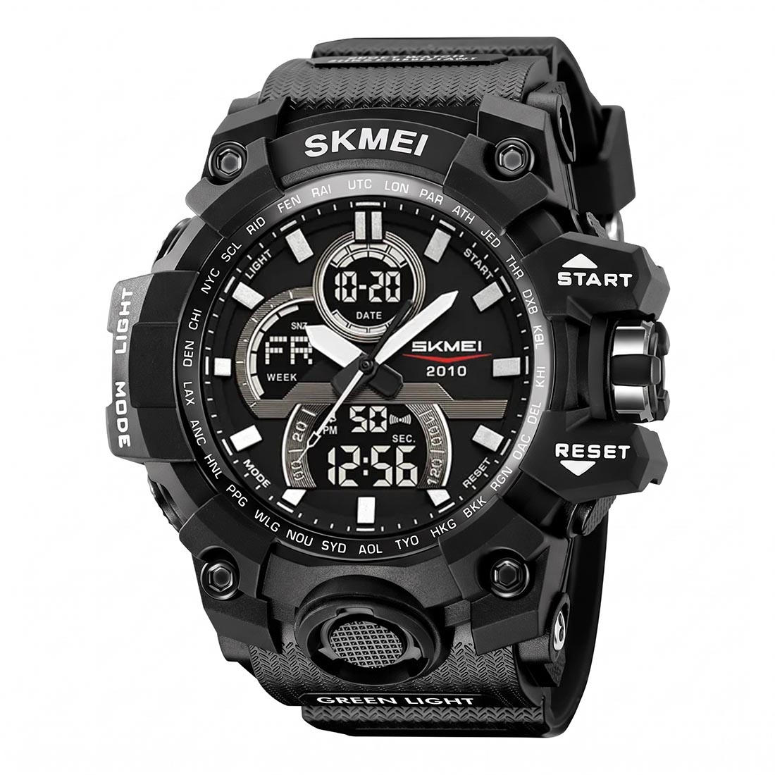RELOJ SKMEI PROTEUS HOMBRE ANALÓGICO DIGITAL MULTIFUNCIÓN NEGRO 2625 - 1