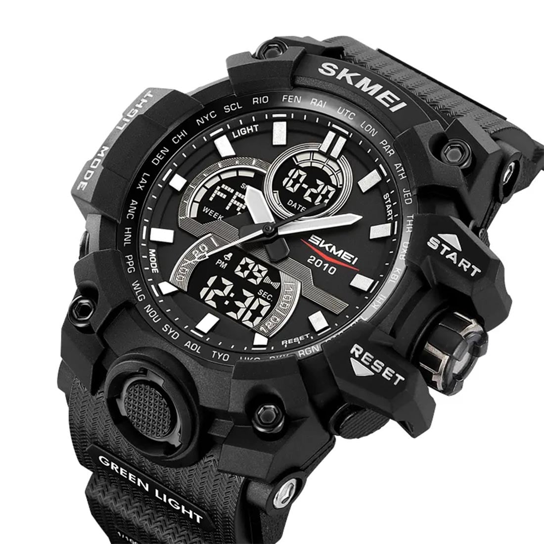 RELOJ SKMEI PROTEUS HOMBRE ANALÓGICO DIGITAL MULTIFUNCIÓN NEGRO 2625 - 3
