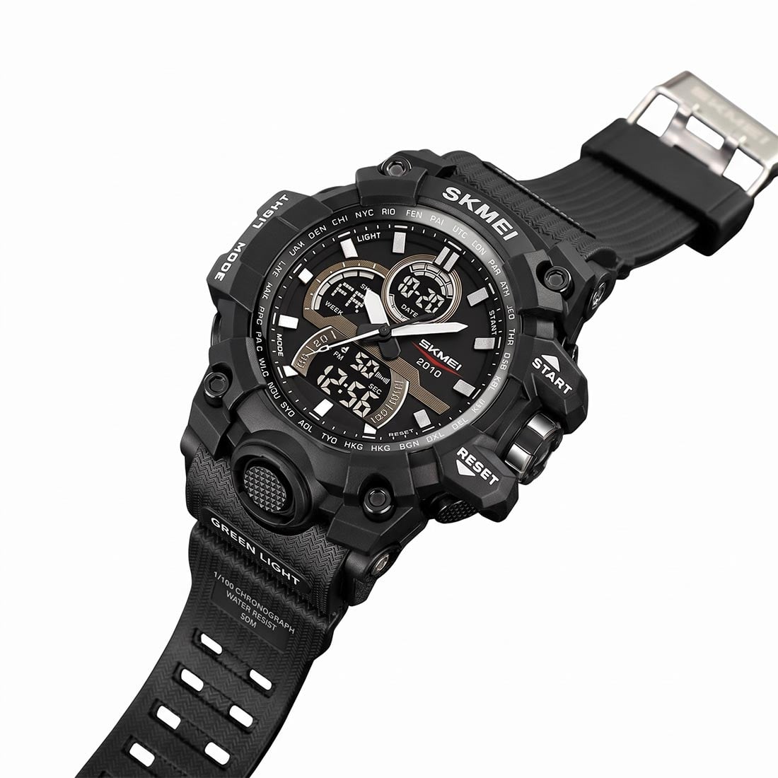 RELOJ SKMEI PROTEUS HOMBRE ANALÓGICO DIGITAL MULTIFUNCIÓN NEGRO 2625 - 4