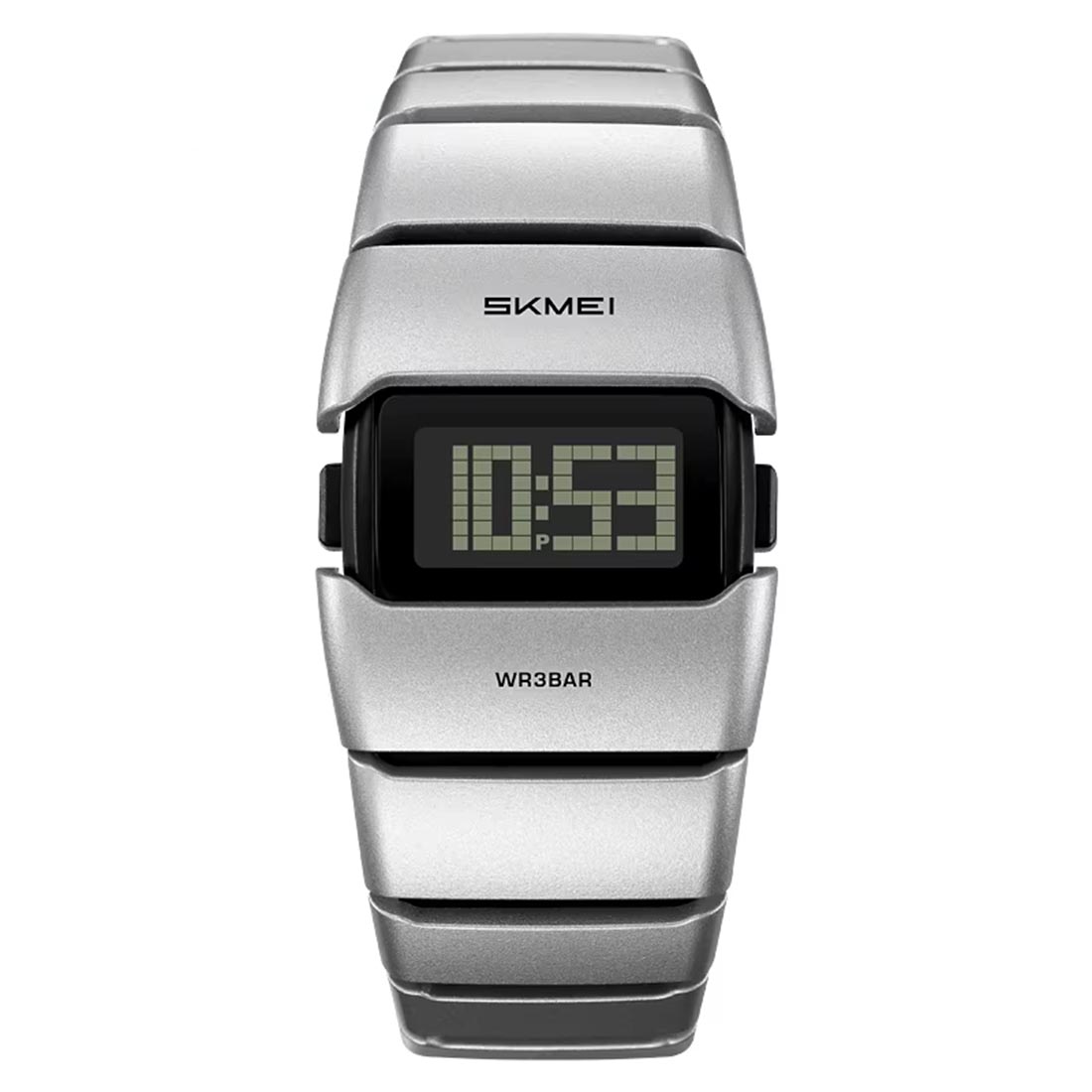 RELOJ SKMEI DRIOID HOMBRE DIGITAL FUTURISTA MODERNO LED GRIS 2722 - 1
