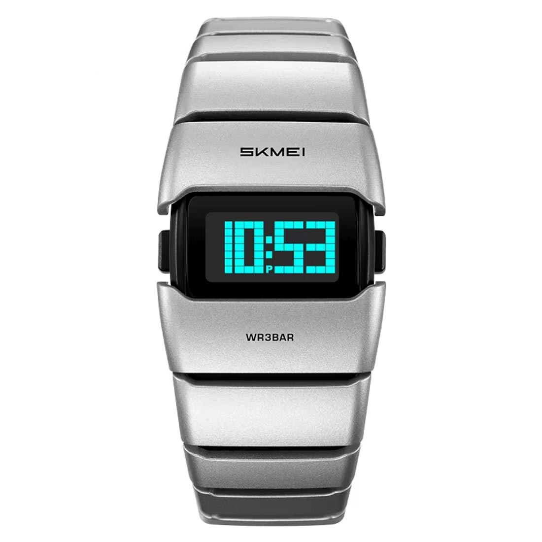 RELOJ SKMEI DRIOID HOMBRE DIGITAL FUTURISTA MODERNO LED GRIS 2722 - 2