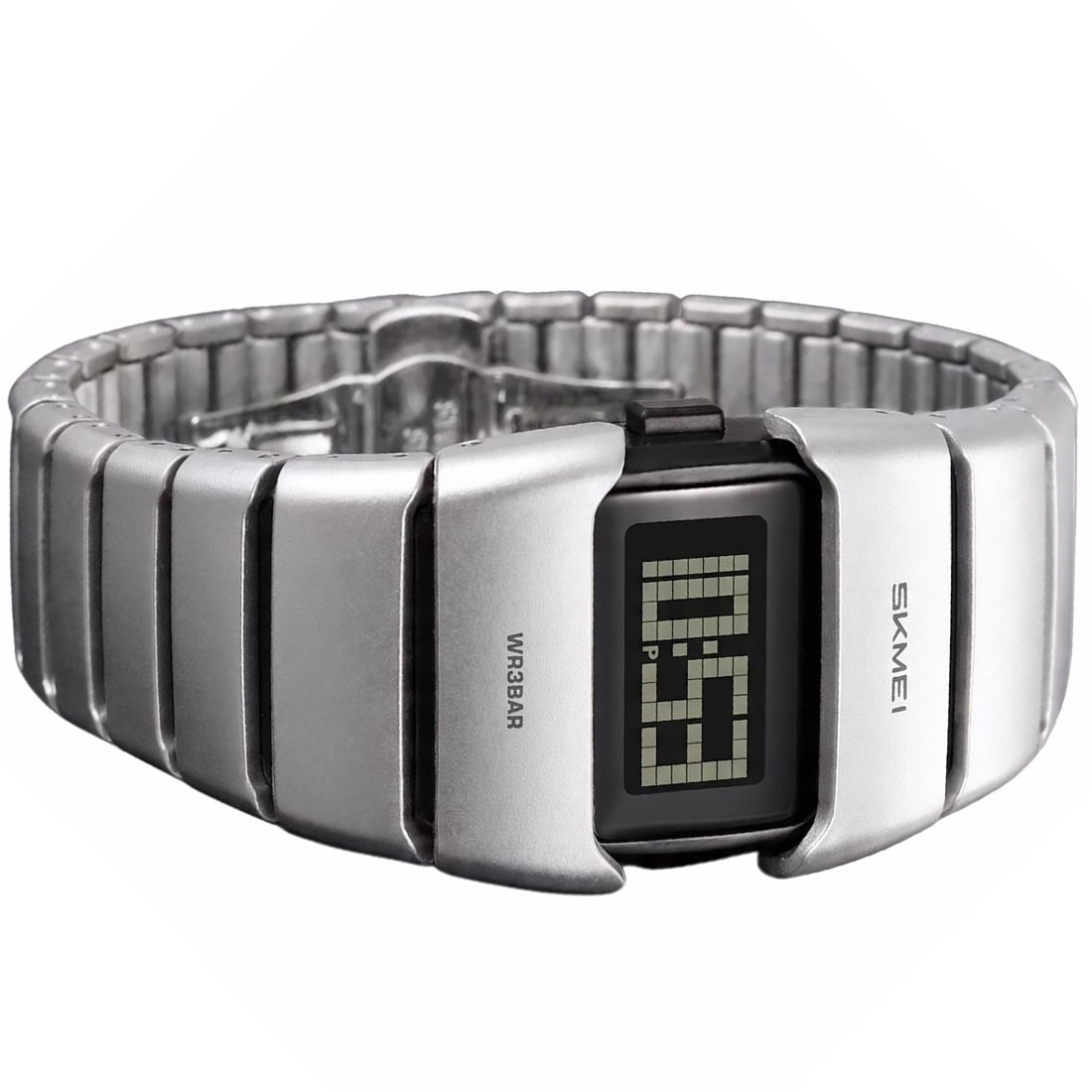 RELOJ SKMEI DRIOID HOMBRE DIGITAL FUTURISTA MODERNO LED GRIS 2722 - 5