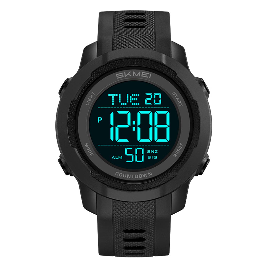 RELOJ SKMEI 2740 HOMBRE DIGITAL DEPORTIVO MULTIFUNCIÓN TÁCTICO NEGRO - 2