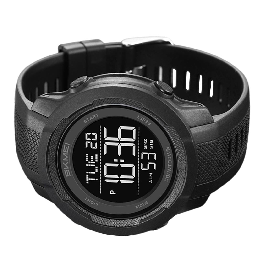 RELOJ SKMEI 2740 HOMBRE DIGITAL DEPORTIVO MULTIFUNCIÓN TÁCTICO NEGRO - 4